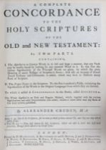 CRUDEN, Alexander “A COMPLETE CONCORDANCE TO THE HOLY SCRIPTURES of the New and Ols Testament…”
