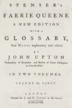 SPENCER’S FAERIE QUEENE; A New Edition, With a Glossary & Notes Explanatory & Critical by John