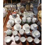 Various items of platedware, pottery, china, etc.