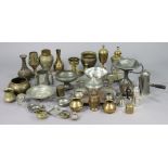 Various items of assorted platedware & metalware.