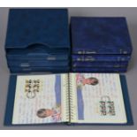 A collection of stamps & First Day covers relating to Princess Diana in eight slip-case albums, circ
