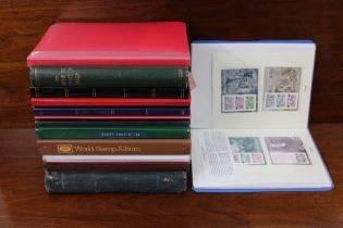 A collection of World stamps in thirteen various albums/folders.