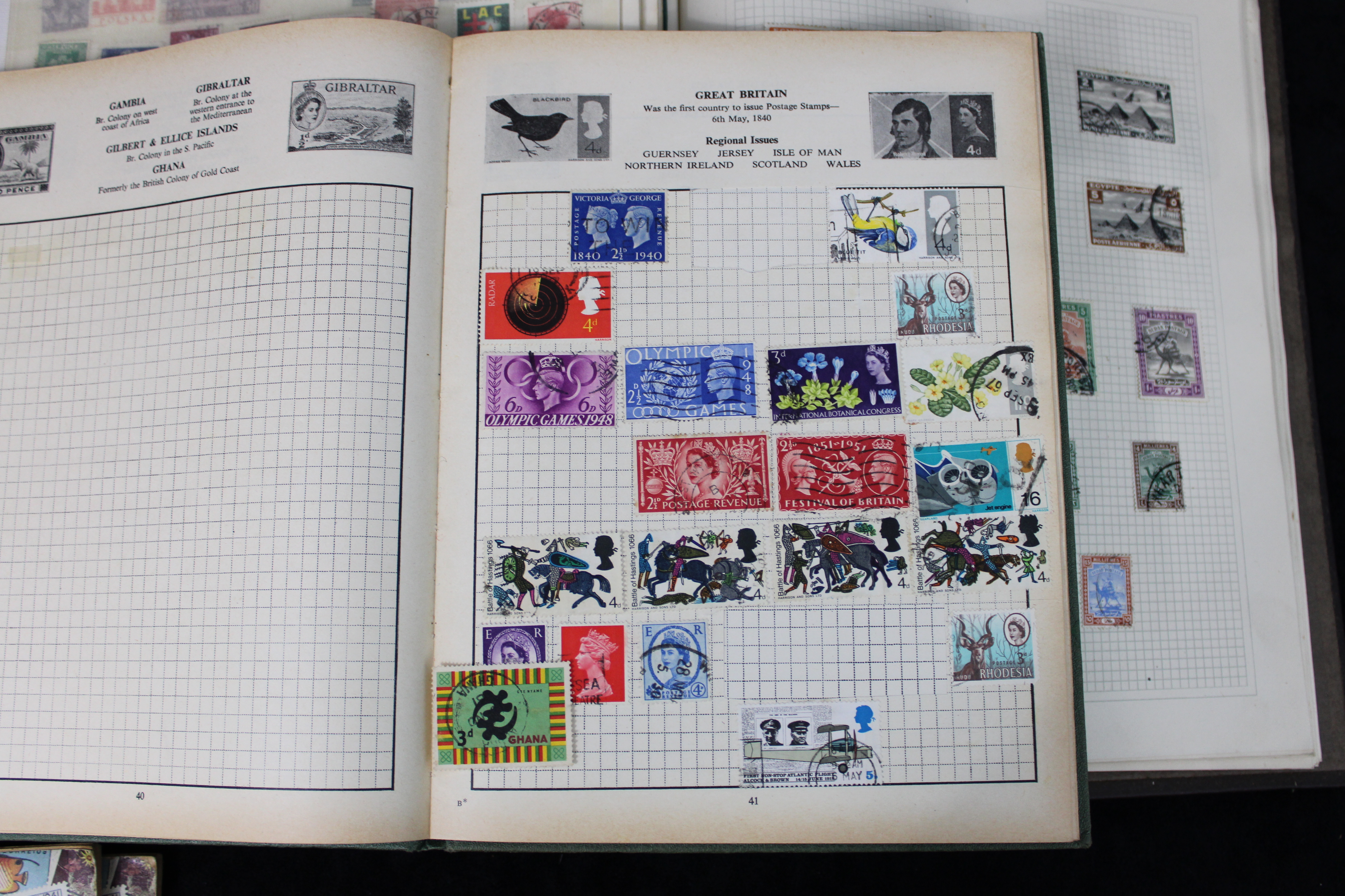 A collection of World Stamps of five albums; & various loose stamps. - Image 5 of 7