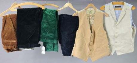 Various items of Peter Christian gent’s clothing including waistcoats, trousers, etc.