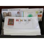 An album & contents of GB stamps; & a collection of 120 GB & Irish First Day covers, circa 1960-80’