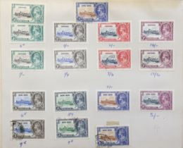 GB 1935 SILVER JUBILEE OMNIBUS, a small album containing forty-four sets of colonial stamps, mounted