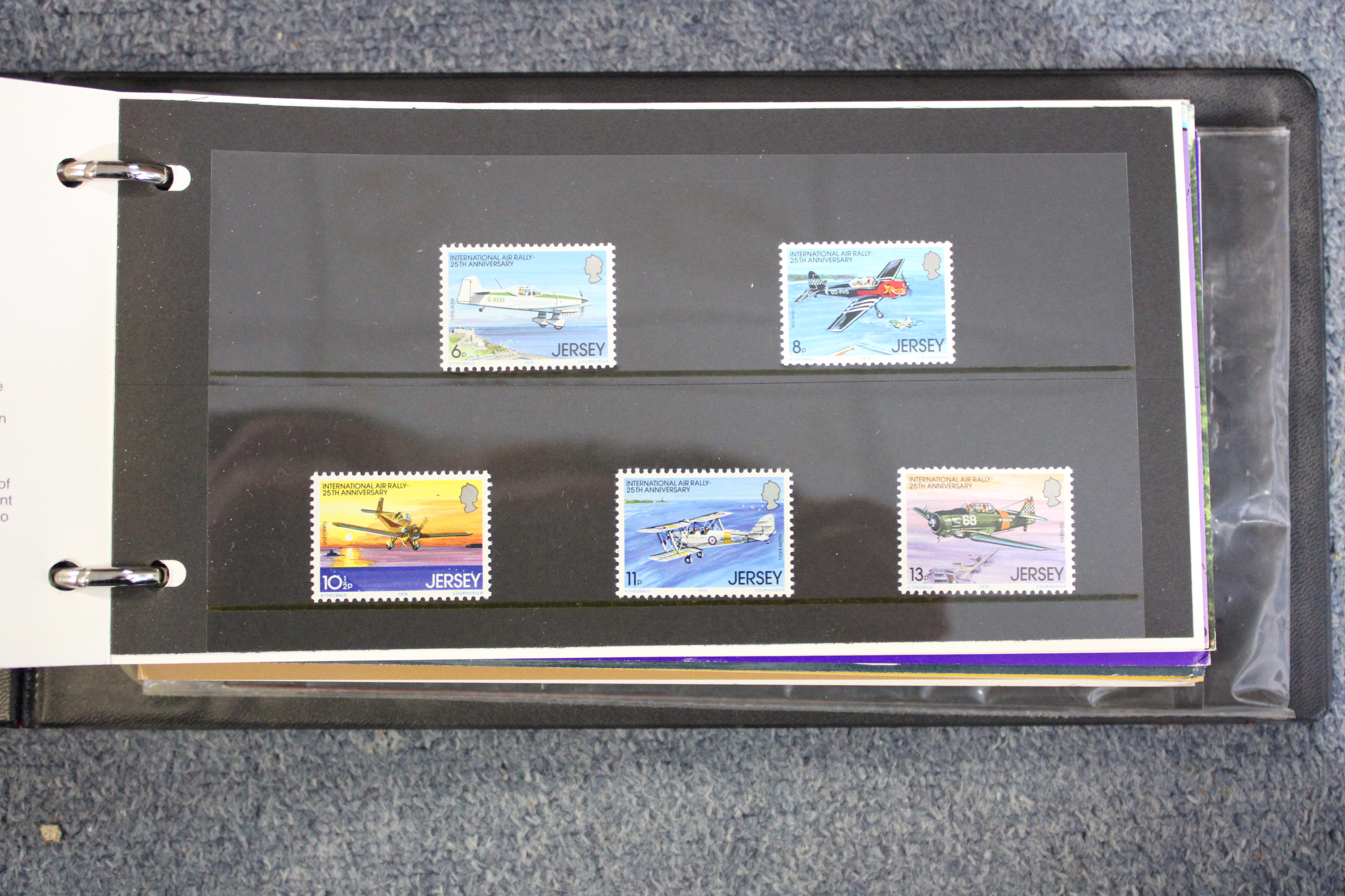 A large collection of Channel Islands packs of mint commemorative stamps, in twenty compact ring- - Image 5 of 5