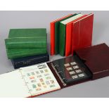 A collection of World stamps contained in ten albums, including Germany with mint block of states (T
