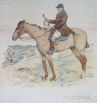 GEORGE ALGERNON FOTHERGILL (1868-1945) “A bit of Old Yorkshire”, coloured lithograph signed in