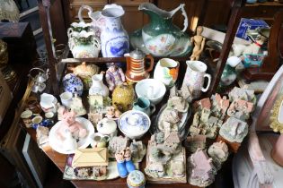 Approximately twenty various cottage models; together with various items of decorative china &