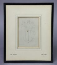 Attributed to JOHN FLAXMAN, R.A. (1755-1826) A religious figure study, pencil on paper, 13cm x