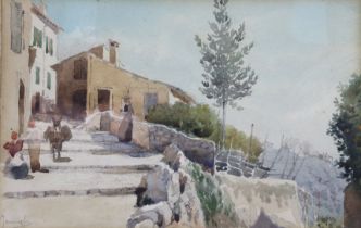 CLAUDE SPERO (French, late 19th/20thC) A pair of watercolours: “Vintimiglia” & “St. Jannet, Var,