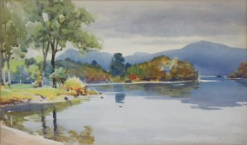 WILLIAM ALISTAIR MACDONALD (1864-1948). “Windermere”, signed lower right; watercolour: 17cm x