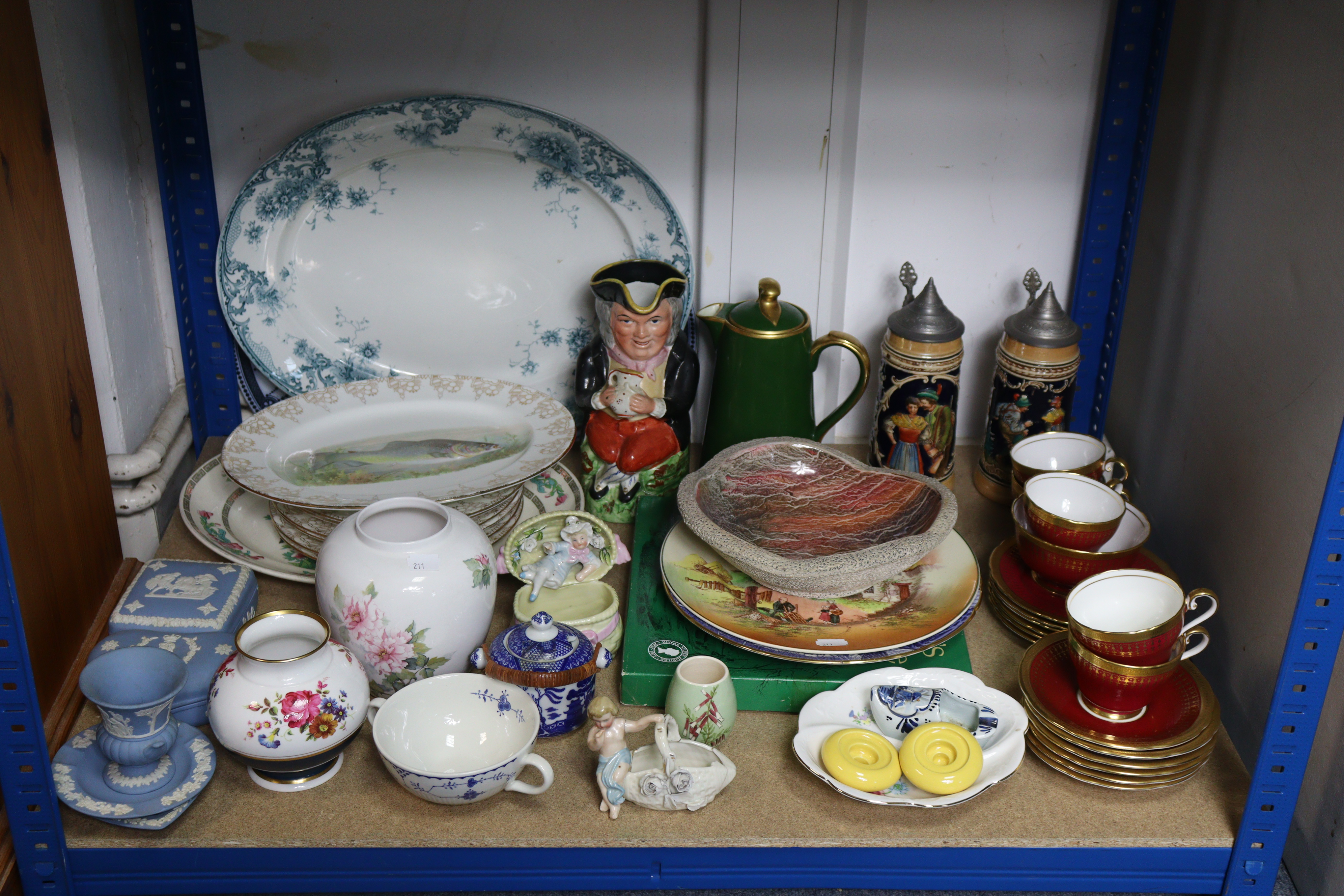 Various items of decorative china & pottery, part w.a.f. - Image 5 of 7