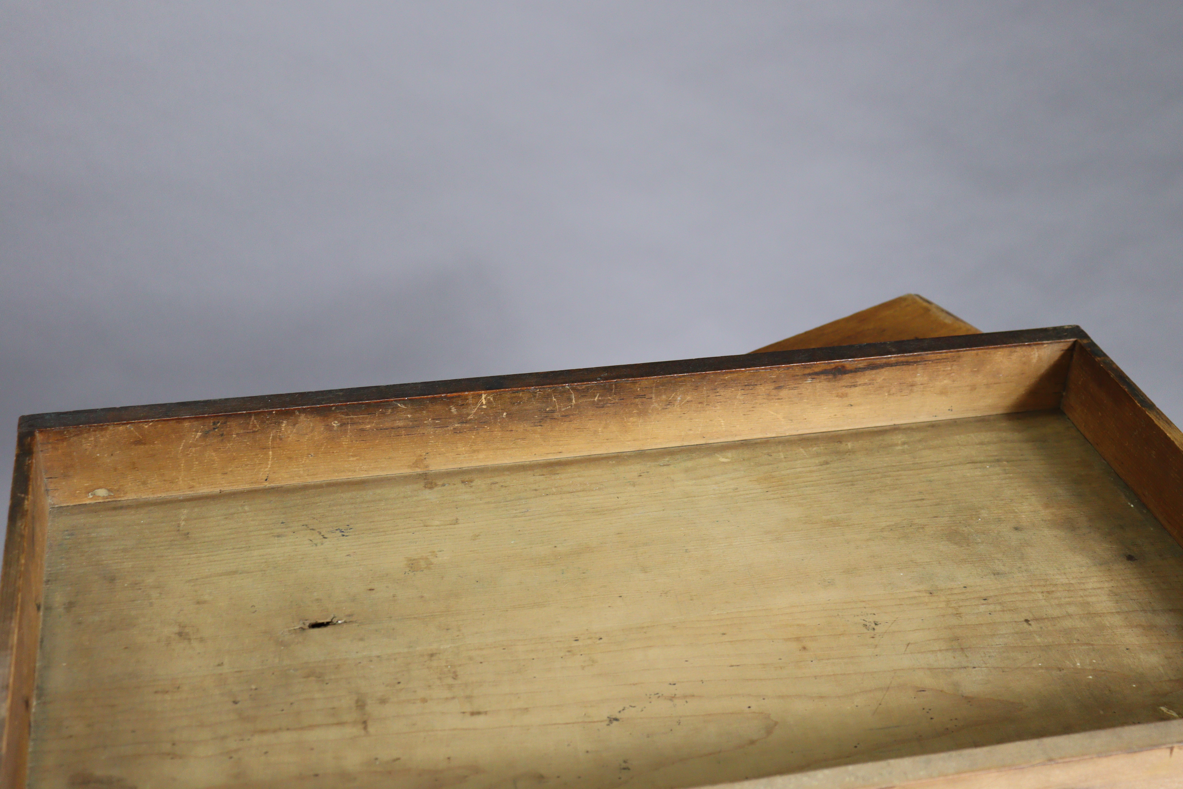 A Victorian mahogany side table with a moulded edge to the rectangular top, fitted frieze - Image 4 of 7