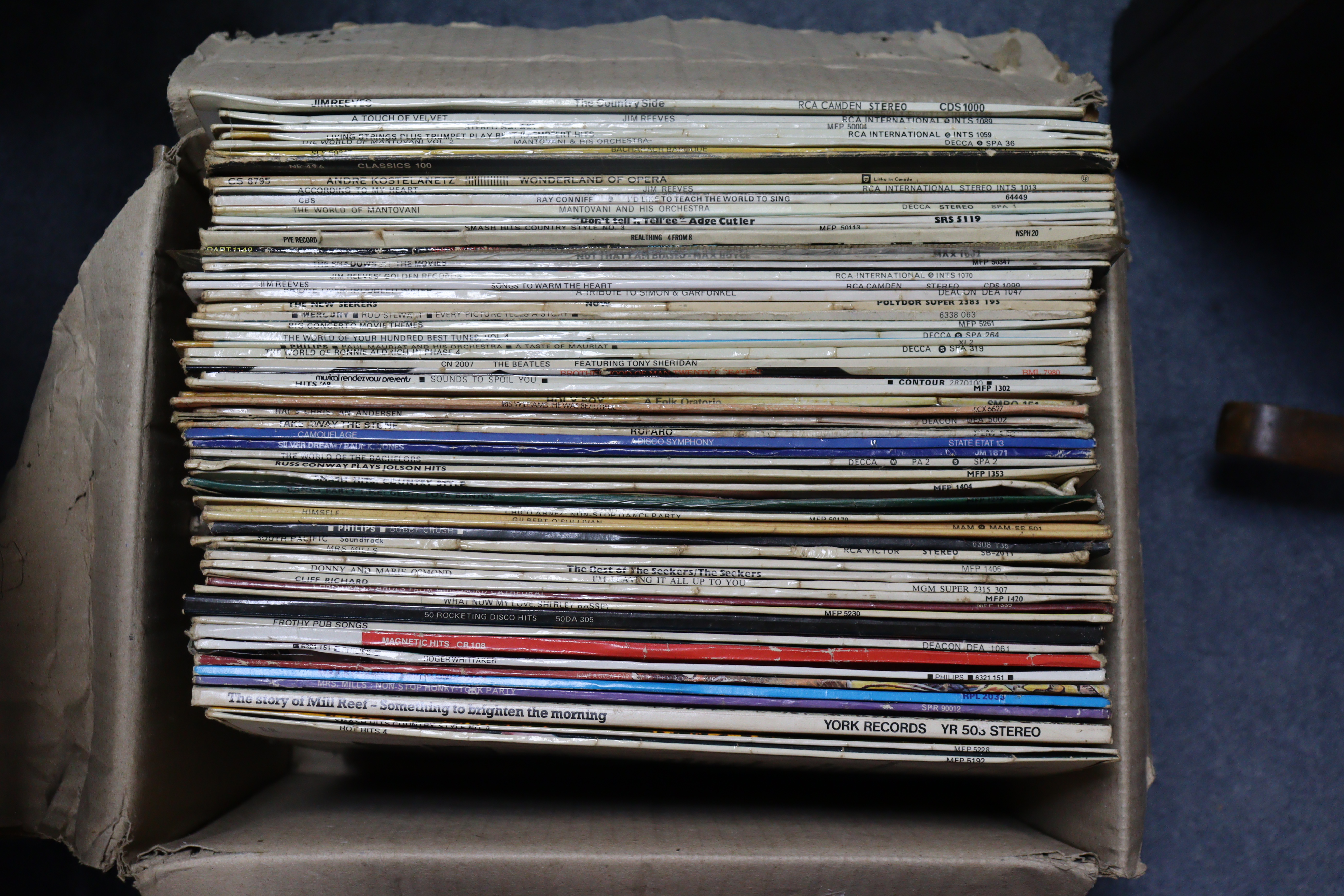 Approximately four hundred various LP records-pop, country, movie soundtracks, etc. - Image 8 of 12