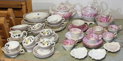 A Wedgwood of Etruria “Avocado” thirty-one piece part tea & dinner service; a Victorian nineteen