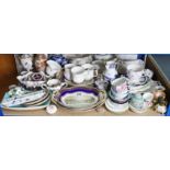 Various items of decorative china & pottery, part w.a.f.