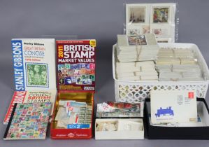 A collection of GB stamps, circa 1971-1996, contained in 8 ring-binder albums; a World collection in
