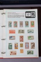 A collection of World stamps contained in ten albums, including Germany with mint block of states (