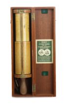 A MID-20TH CENTURY FULLER’S CALCULATOR BY STANLEY OF LONDON (NO 7043), WITH A MAHOGANY CASE.