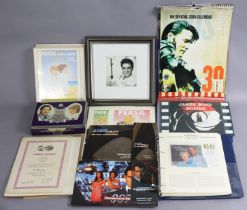 An album of “Royal Family” 1st-day covers & stamps; an album of film-related items; a Sony VCR; &