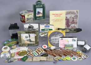 Various railway & train related ephemera, ornaments, etc.