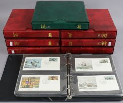 A large collection of World First Day covers, circa. 1930’s onwards, in eight albums.