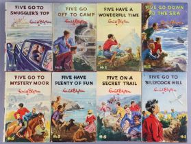 *Lot Withdrawn* BLYTON, ENID “FAMOUS FIVE” Series, all with dust-wrappers: “Five Go To Smuggler’s To