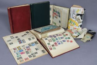 A collection of GB, British Empire, & foreign stamps in six small albums, various loose stamps,