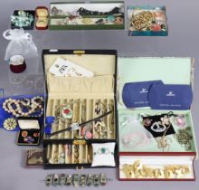 Various items of Swarovski jewellery; & various items of costume jewellery.