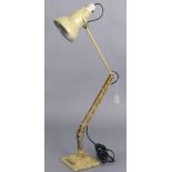 A vintage Herbert Terry’s of Redditch marble effect anglepoise desk lamp.