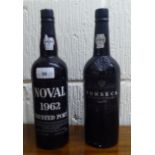 A bottle of 1962 Naval Crusted Port; and a bottle of 1985 Fonseca Vintage Port