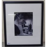 Gary Wallis -  a model smoking a cigarette  Limited Edition photographic print 1/25  bears a