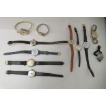 Variously cased and strapped ladies wristwatches: to include examples by Timex and Smiths
