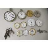 Watchmaker's accessories: to include pocket watch movements