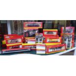 Hornby 00 gauge accessories: to include wagons, rolling stock, track, a buffer stop and accessories