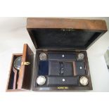 A mixed lot: to include a late Victorian rosewood box  6"h  10"w; and a Cyma pocket watch and a