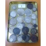 Uncollated coins: to include George IV examples; a George III crown  1820; and an early Victorian