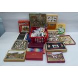 20thC items: to include playing cards and puzzles