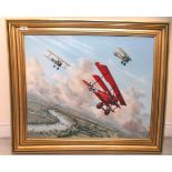 H Hooker - '21st April 1918' an aerial dog fight between Captain Roy Brown, Lt Wilfred May and