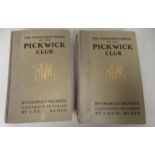 Books: 'The Posthumous Papers of The Pickwick Club' by Charles Dickens and illustrated by Cecil