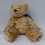 A Dean's Woodhouse plush covered Teddy bear  Limited Edition 44/2005  15"h