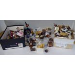 Dolls house furniture and accessories: to include crockery and various figures