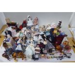 Dolls house furniture and accessories: to include nursery and bedroom furnishings