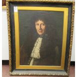 18thC British School - a head and shoulders portrait, a Carolean gentleman  oil on canvas  24" x 19"