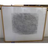 After William Bramer - a black monochrome abstract study  Limited Edition 2/25 print  bears a pencil