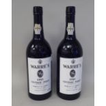 Two 75cl bottles of Warre's 1985 Vintage Port