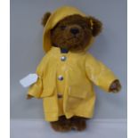 A Steiff plush covered Teddy bear for RNLI 660443 with a button  11"h