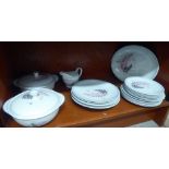 Burleighware china Windsor pattern tableware